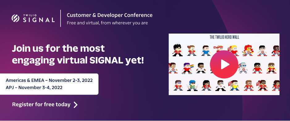 Twilio Signal Customer & Developer Conference